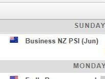 Economic and event calendar in Asia Monday, July 13, 2026 - empty ahead